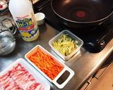 豚肉とにんじんじゃが炒め作り方1写真