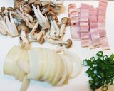 超簡単！ベーコンとしめじの和風パスタ！！作り方1写真