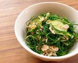 電子レンジレシピ♪芽ひじきとツナのサラダ作り方4写真