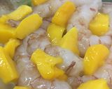 エビ&マンゴー セビチェ★夏の色作り方3写真