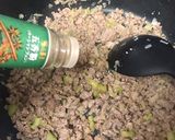 豚挽き肉の香味炒め作り方6写真