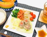 中華の日の献立・焼売・餃子スープ・ナムル作り方5写真