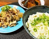ぶっかけうどんに合う油揚げと豚肉の煮物♡作り方6写真