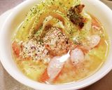 簡単ヘルティー　鶏団子inキャベツスープ作り方9写真