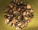 あさりと椎茸のバター酒蒸し作り方1写真