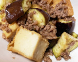 ナスと厚揚げと挽肉煮作り方6写真