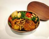 のっけ弁当2021.06.09ハンバーグ作り方1写真