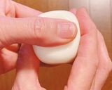 30秒で完成!かんたん四角い 〜ゆで卵〜作り方3写真