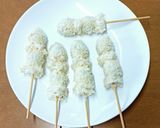 手作りうずら水煮玉子のレシピ　串揚げ作り方5写真