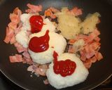 おうちカフェランチ❤️ドレスオムライス作り方2写真