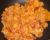 おうちカフェランチ❤️ドレスオムライス作り方3写真