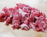 甘辛肉のぶっかけそうめん作り方1写真