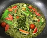 オクラとトマトたっぷりバジルソースパスタ作り方9写真