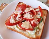ジュワ旨☆トマトと玉ねぎのチーズトースト作り方7写真