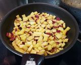 子供も喜ぶ味！さつまいもと大豆の甘辛煮作り方2写真