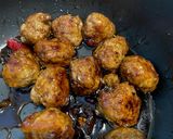 ふんわりふわふわな黒酢あん肉団子作り方4写真