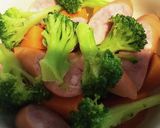 ◆かぼちゃとブロッコリーのカレーマヨ焼◆作り方4写真