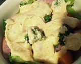 ◆かぼちゃとブロッコリーのカレーマヨ焼◆作り方6写真