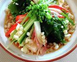 暑い夏にオススメ彩りたぬき豆腐作り方6写真