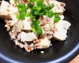 簡単麻婆豆腐風肉味噌豆腐作り方5写真