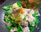 豚ニラ白菜キムチ炒め作り方8写真