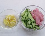 さっぱりレモンの春雨サラダ作り方1写真