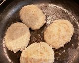 冷凍ハンバーグのチーズ乗せ作り方4写真
