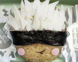 呪術廻戦　キャラ弁　五条先生　パンダ　作り方4写真