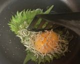 お弁当に！大葉とじゃこの簡単卵焼き作り方4写真