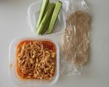 生春巻きにおから餅を入れる作り方2写真