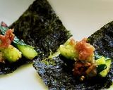 居酒屋の梅きゅう★韓国のりでパクッと。作り方4写真