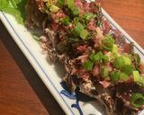 万能！梅〜味！梅肉薬味の鰹のたたき作り方2写真