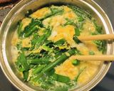 子供も大好き・ニラと卵のお味噌汁作り方1写真