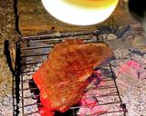 炭火で焼くステーキ作り方4写真