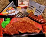 炭火で焼くステーキ作り方5写真