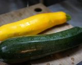 ズッキーニの揚げ浸し（鮮やか版）作り方1写真