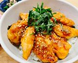 我が家の*ささみガーリックしょうゆ丼作り方6写真
