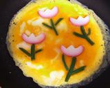 ＊チューリップのオープンオムレツ＊作り方3写真