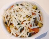 【簡単】夏野菜のチーズドリア　カレー風味作り方7写真