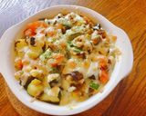 【簡単】夏野菜のチーズドリア　カレー風味作り方8写真