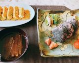 赤米のおにぎり(擦り黒胡麻)作り方2写真