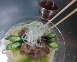 レンジで蒸しゃぶ☆冷やしうどん作り方8写真