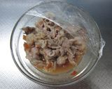 レンジで蒸しゃぶ☆冷やしうどん作り方7写真