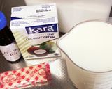 karaココナッツクリームプリン作り方1写真