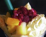 チーズミルクティー・フルーツパンケーキ作り方9写真