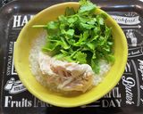 パクチー入り中華がゆ作り方5写真
