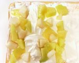レンジでフルーツチーズスフレロールケーキ作り方10写真