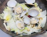 蛤と白菜の酒蒸し(4毒抜き)作り方4写真