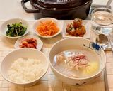 鶏手羽の韓国風おかずスープ作り方8写真