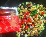 【袋麺の粉♻️】🇹🇭トムヤム風えび味🦐小松菜炒め🥬！作り方3写真